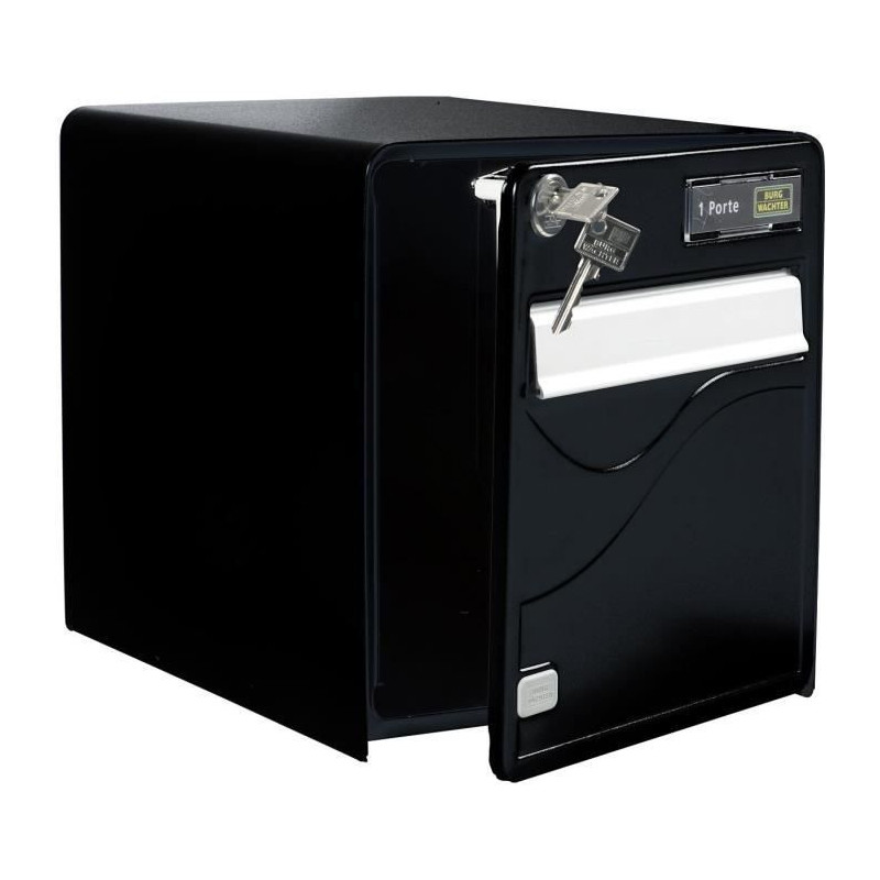 BURG WACHTER BALTIC 1-door mailbox - Galvanized steel - Side opening -