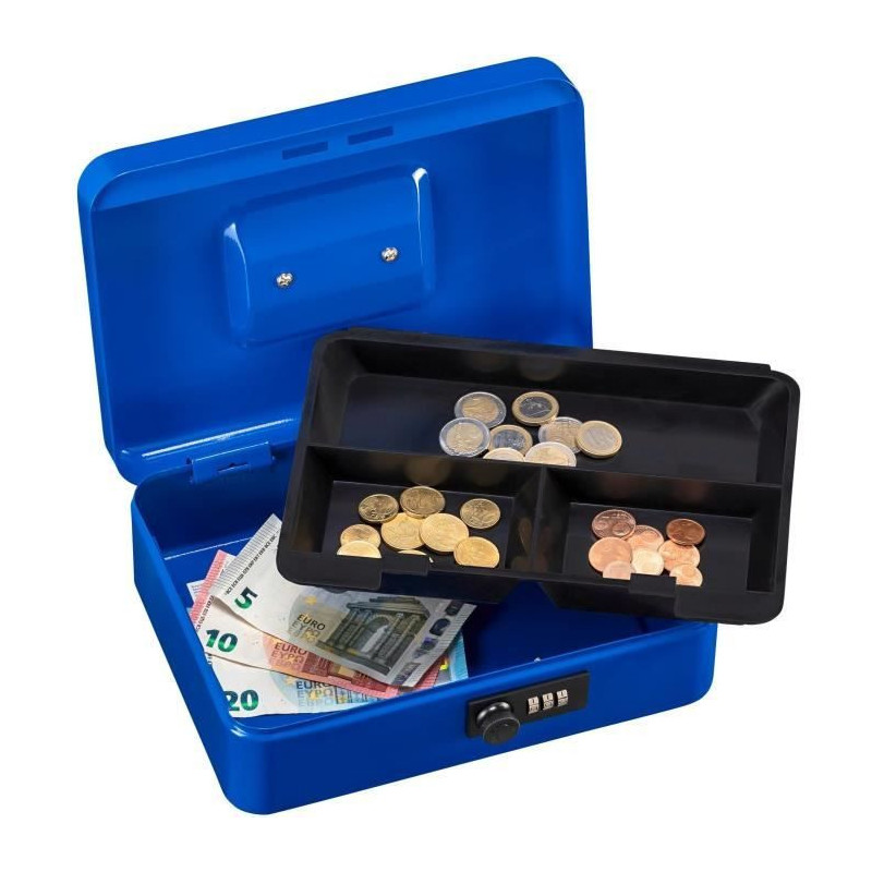 Money box - BURG WACHTER - Money Code 5025 Blue - Code opening, blue s