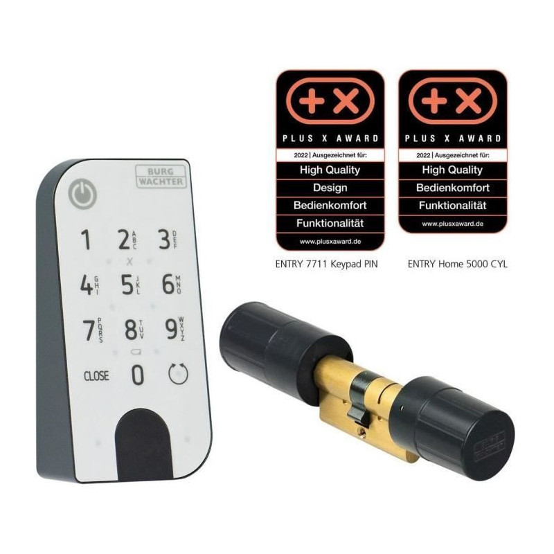 Burg -Wächter dry -winger Home 5001 electronic cylinder with Pincode