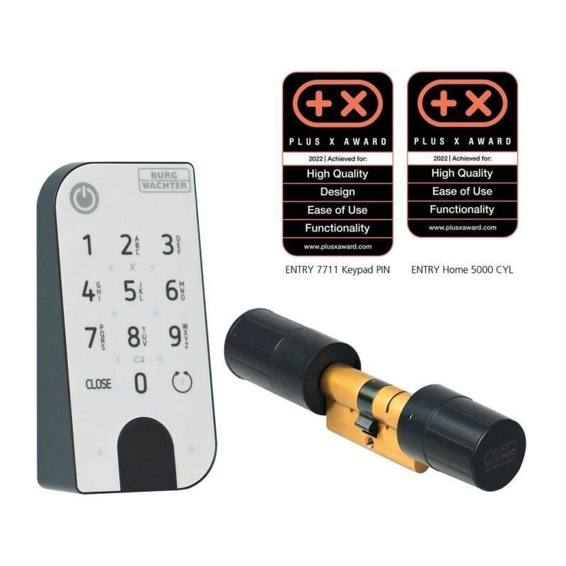 Burg -Wächter dry -winger Home 5001 electronic cylinder with Pincode
