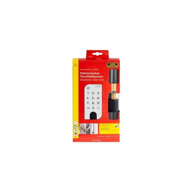 Burg -Wächter dry -winger Home 5001 electronic cylinder with Pincode