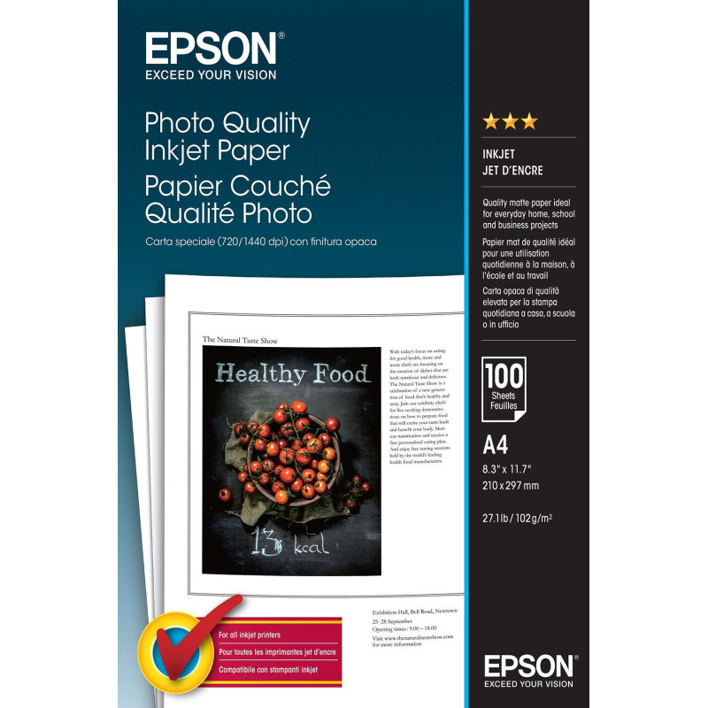 Epson C13S041061 100 sheets A4 102g
