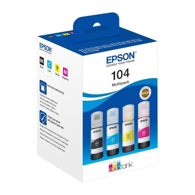 Multipack 4 colors EcoTank 104