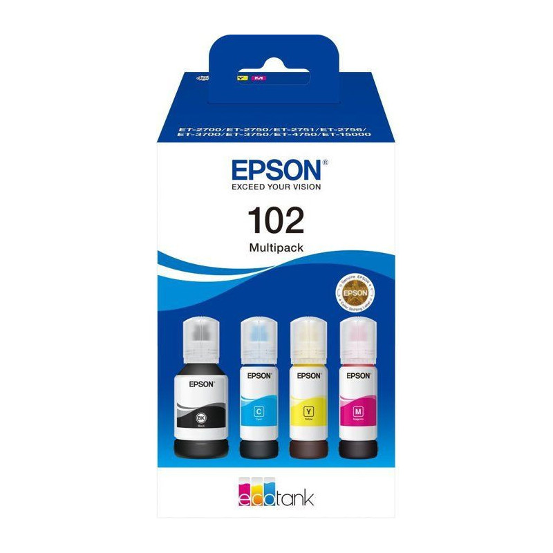 Multipack 4 colors EcoTank 102