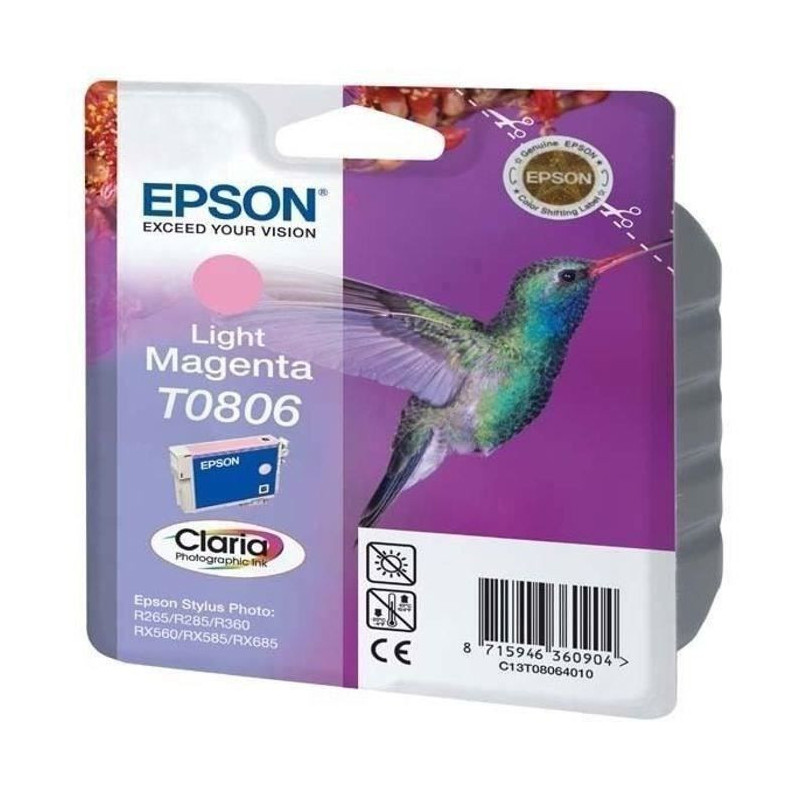 Epson T0806 Colibri Ink Cartridge Light Magenta