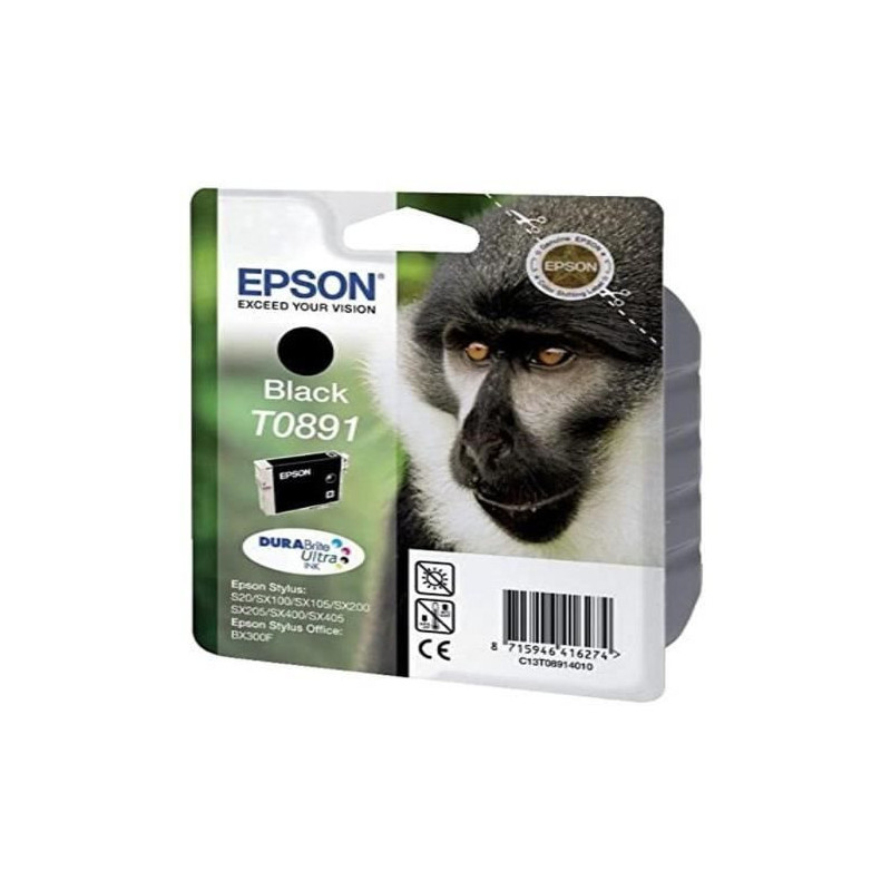 Epson T0891 Monkey Black Ink Cartridge