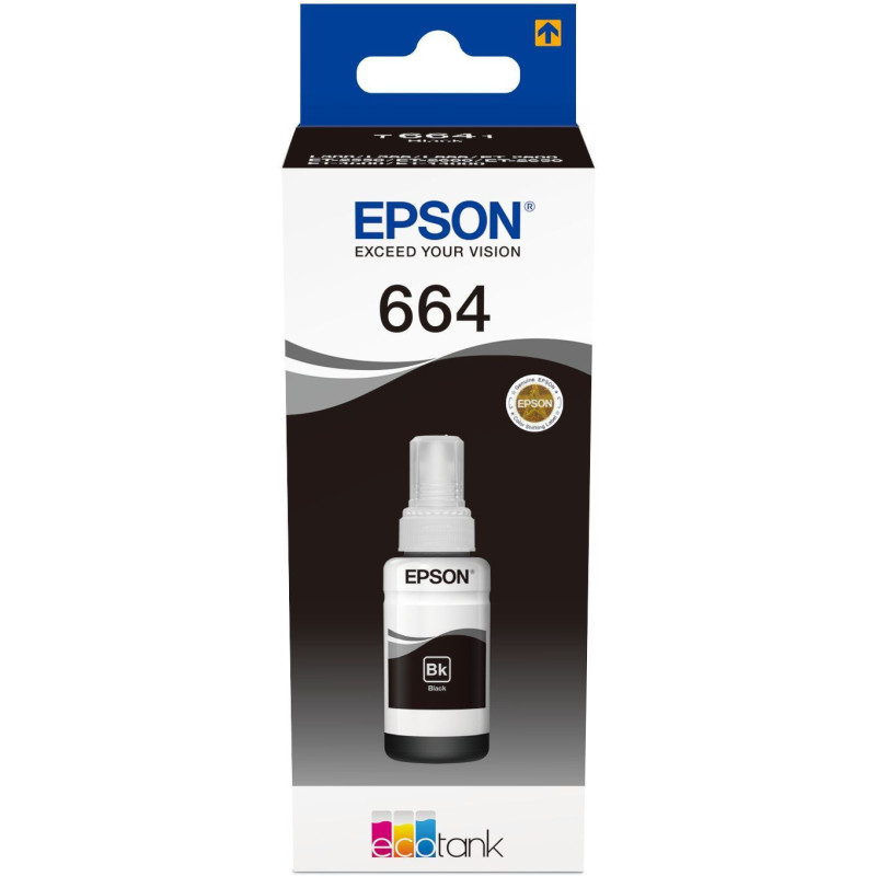 Epson Ecotank T6641 Ink Bottle - 70ml Black