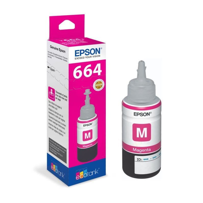 Epson Ecotank T6643 Ink Bottle - 70ml Magenta