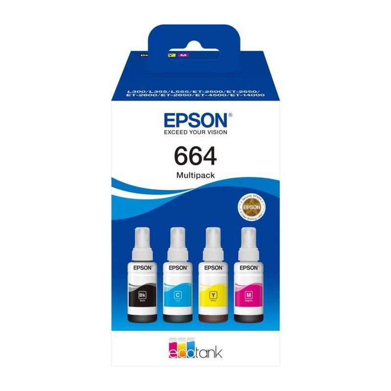 Multipack 4 colors EcoTank 664