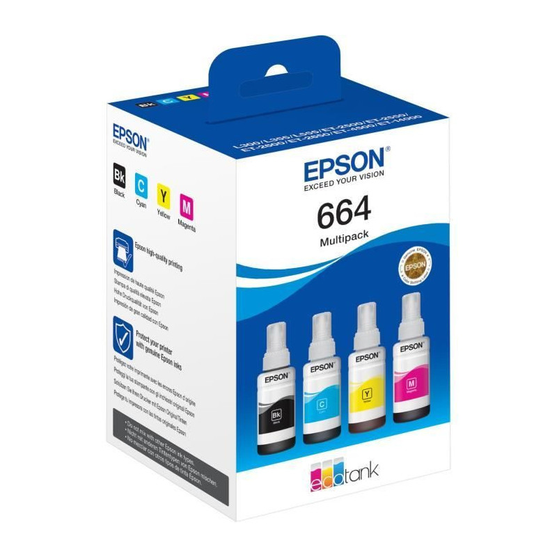 Multipack 4 colors EcoTank 664