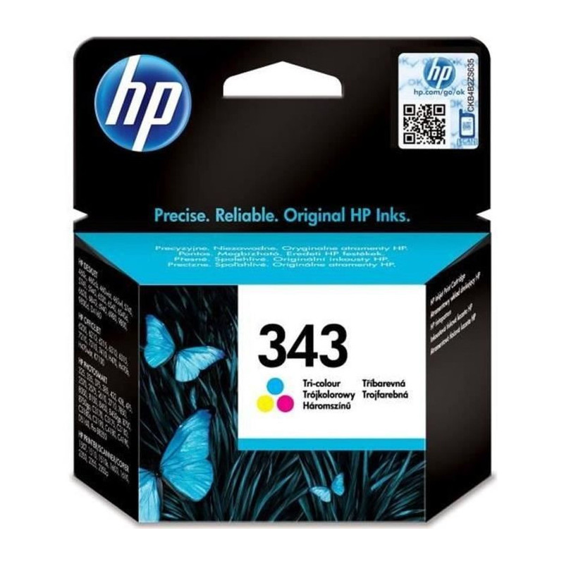 HP 343 Genuine Three-color Ink Cartridge for HP Photosmart 2570 / C317
