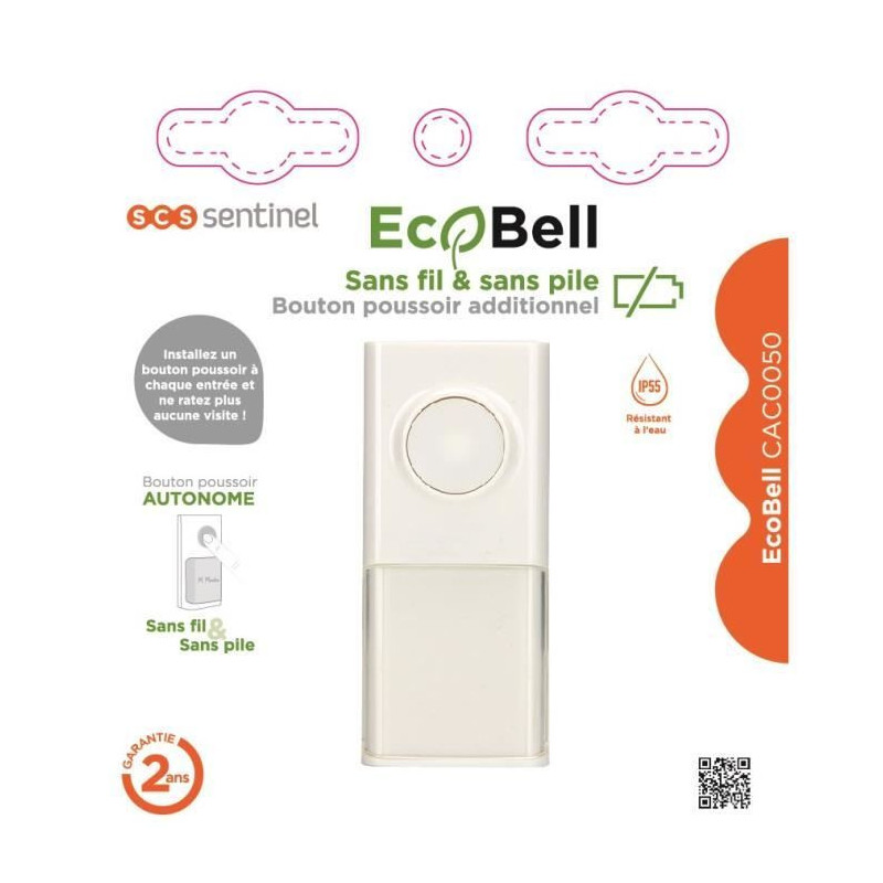 SCS SENTINEL Additional push button Ecobell CAC0050