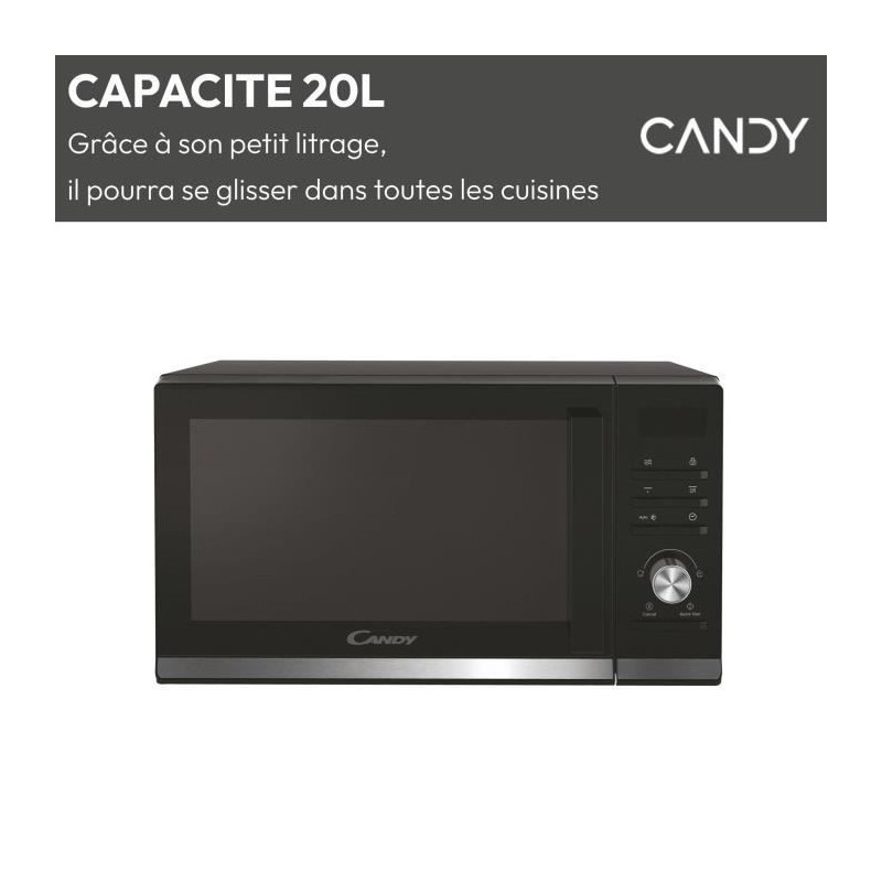 CMGA20TNDB Microwave Grill CANDY Moderna - 20L - MO 700W - Grill 1000W