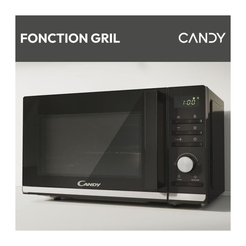 CMGA20TNDB Microwave Grill CANDY Moderna - 20L - MO 700W - Grill 1000W