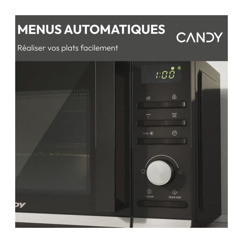 CMGA20TNDB Microwave Grill CANDY Moderna - 20L - MO 700W - Grill 1000W