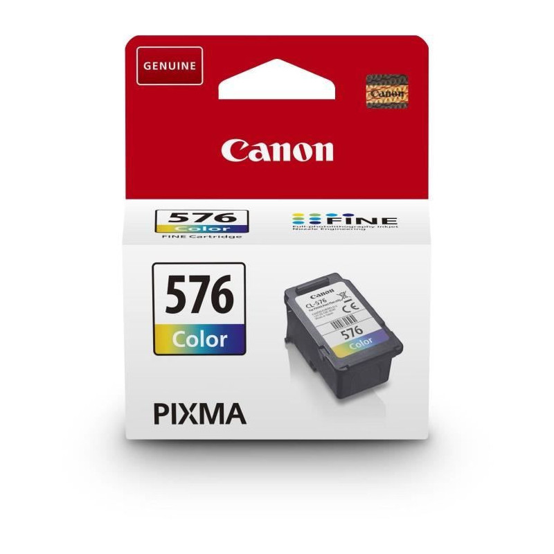 CANON CL-576 Ink Cartridge - Multi-Color - 100 Page Yield - Genuine Pr