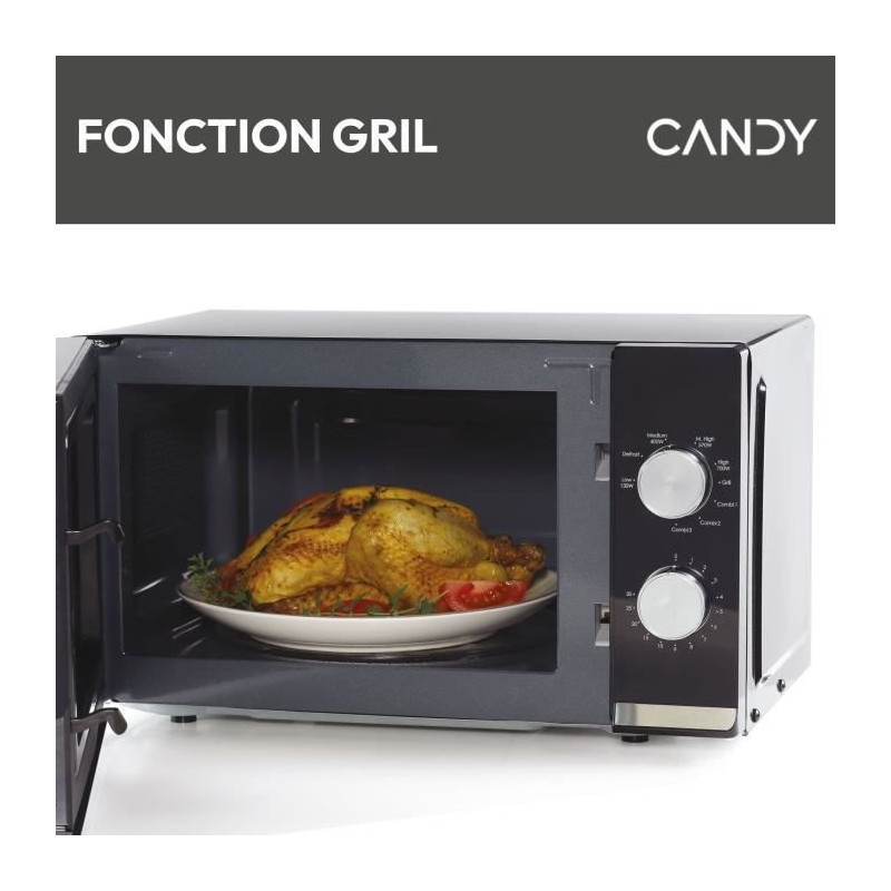 CMG20TNMB Microwave CANDY Moderna Grill 20L 700W - 900W Grill - Mechan