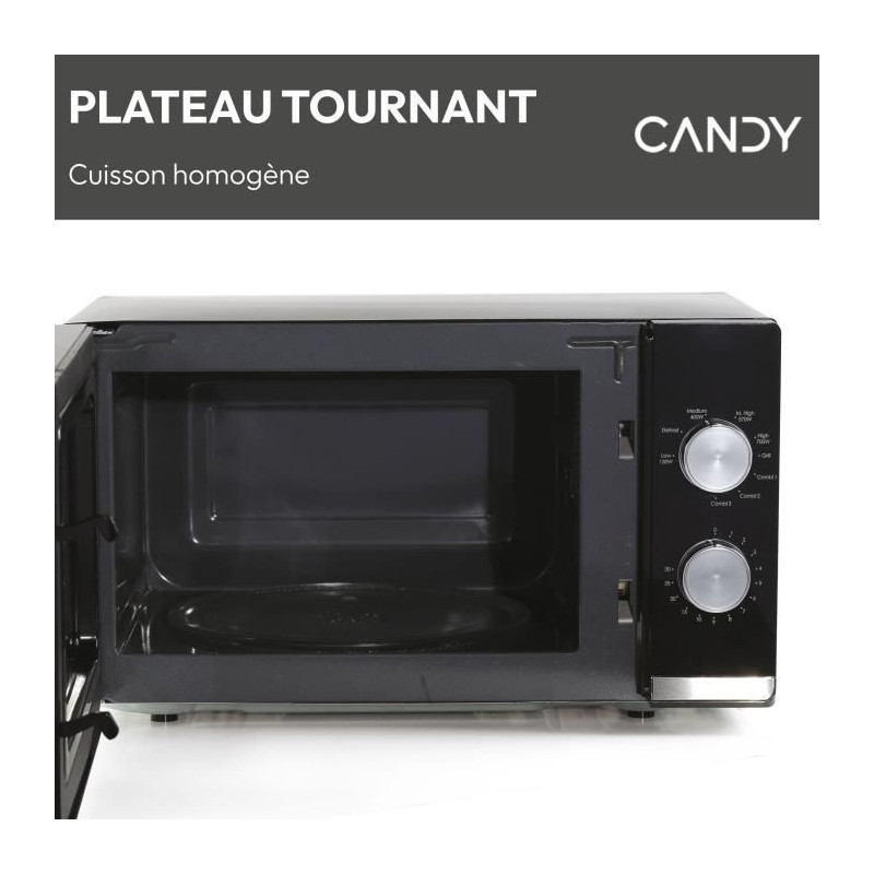 CMG20TNMB Microwave CANDY Moderna Grill 20L 700W - 900W Grill - Mechan