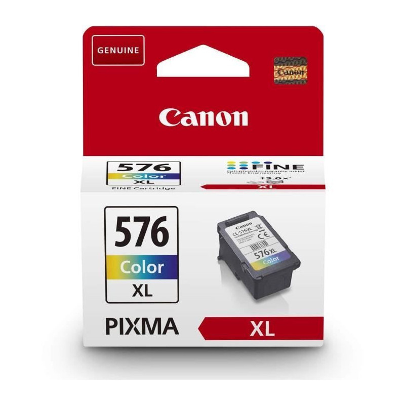 Ink Cartridge - CANON - CL-576XL - Multi-color - High Yield - 300 page