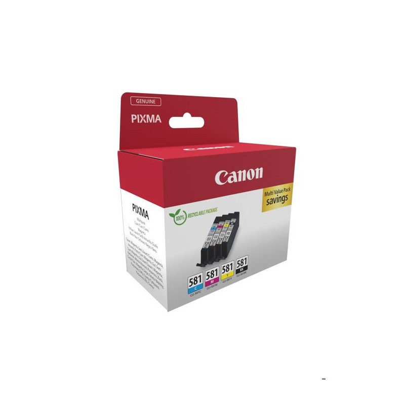 Ink Cartridge - CANON - CLI-581 - Multi-color - Inkjet - Compatible