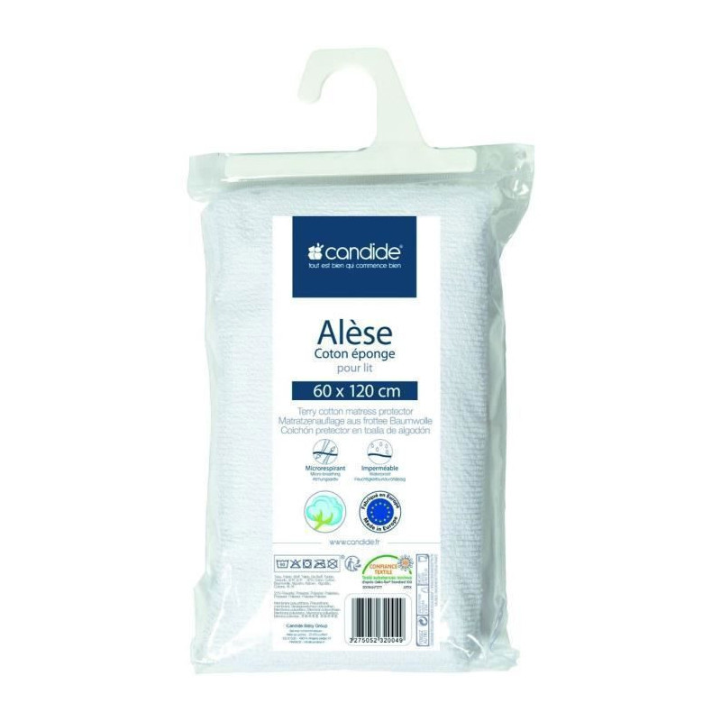 Baby Mattress Protector 60x120 - Baby Mattress Protector - Silent - Wa