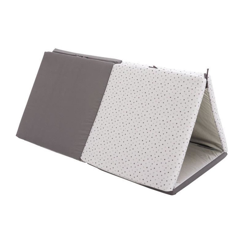 XL play mat - CANDIDE - 5-in-1 evolutionary - Grey / Stars