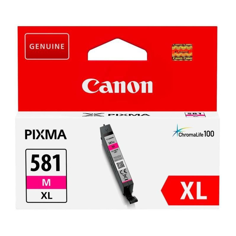 Ink cartridge - CANON - CLI-581M XL (2050C001) - Magenta - 8.3 ml