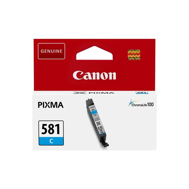 Canon CLI-581C Inkjet Cartridge - Cyan - Inkjet - 259 Pages