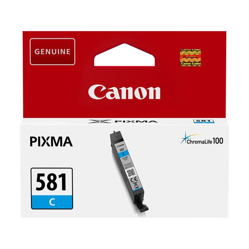 Canon CLI-581C Inkjet Cartridge - Cyan - Inkjet - 259 Pages
