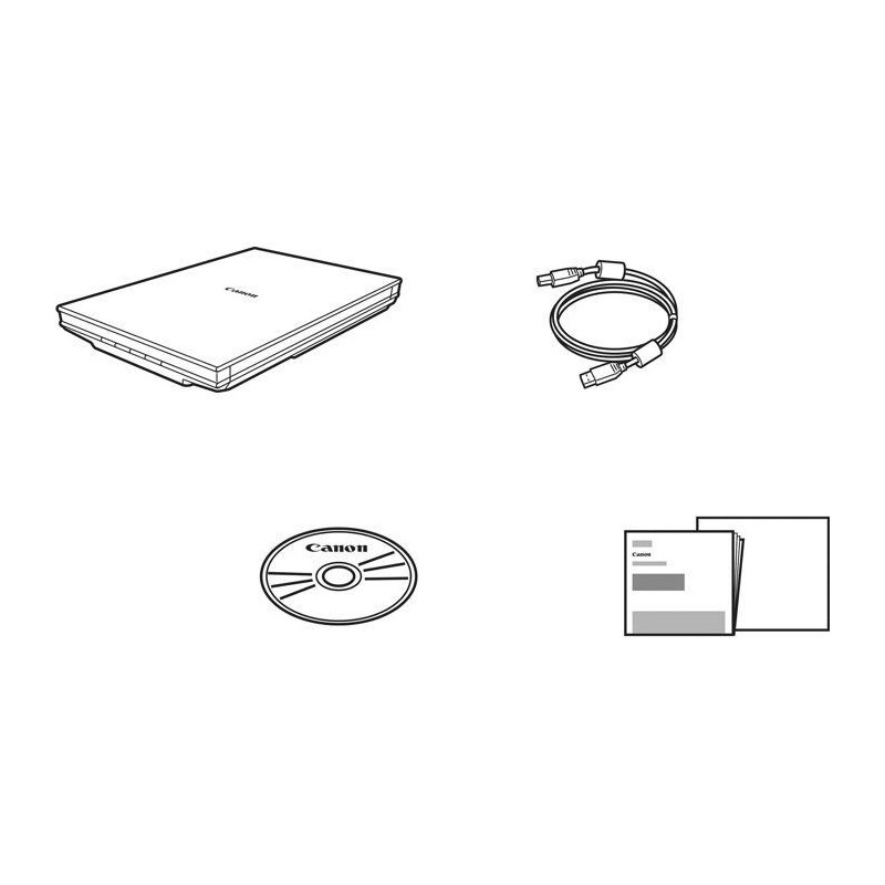 Flatbed scanner - CANON CanoScan LiDE 300 - Instant document recogniti