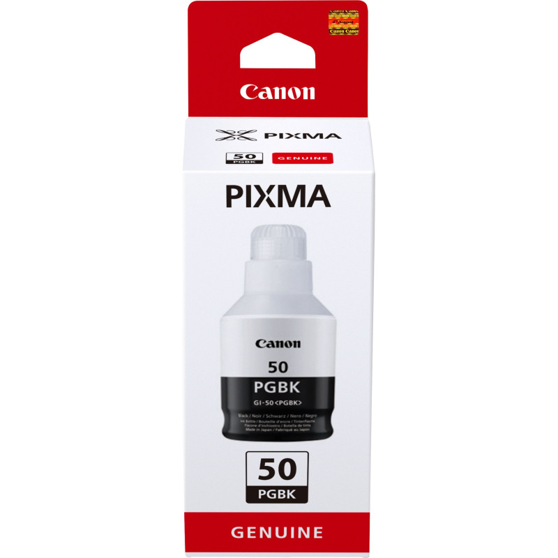 Ink bottle - Canon - GI -50pgbk - Black - Pixma Megatatank compatibili