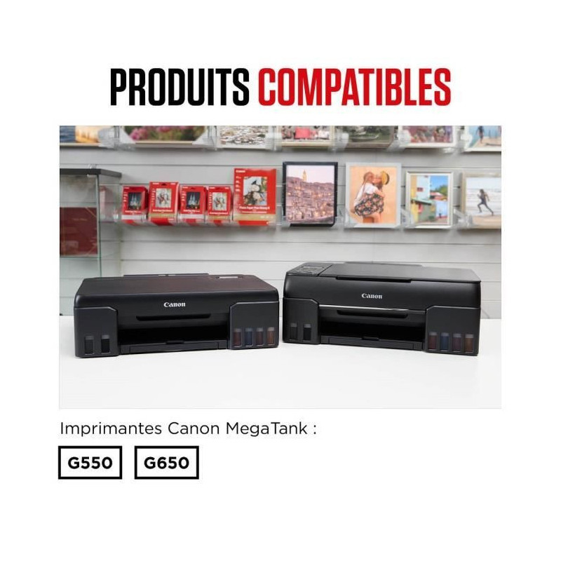 Ink bottle - Canon - GI -53C - Cyan - Pixma G650 and G550 compatibilit