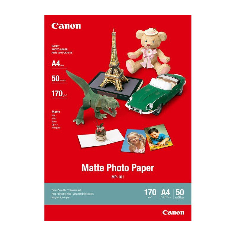 CANON Pack of 1 Matte Photo Paper 170g / m2 - MP-101 - - A4 - 50 sheet