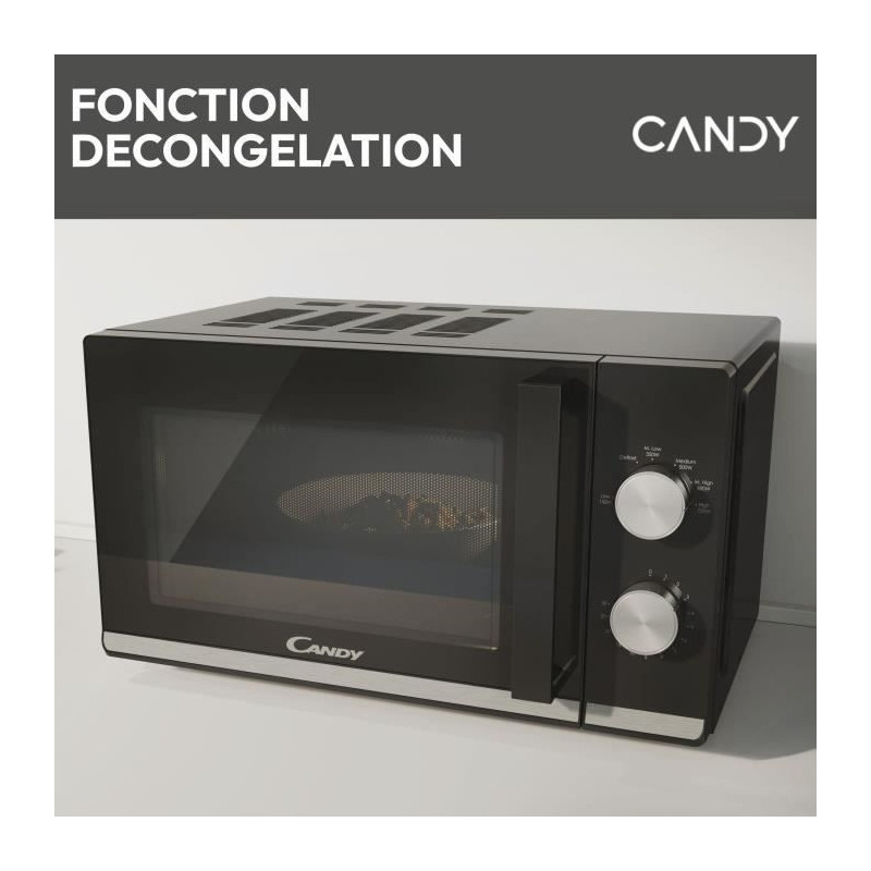 MICROWER LAY FREE CANDY CMW20TNMB - Black - 20L - 700W - 24.5 cm tray