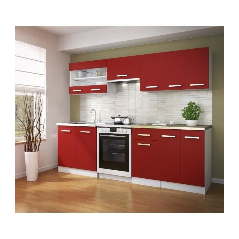 Ultra Kitchen High Furniture L 60 cm - Matt red