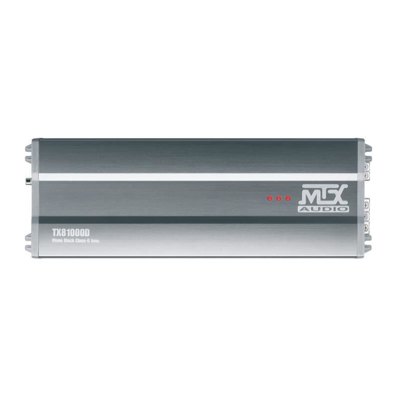 MTX TX81000D 12V Amplifier Mono Class-D 1x1000W RMS Aluminum Block