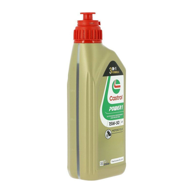 Engine oil - CASTROL - Power1 4T 15W-50 - 1L
