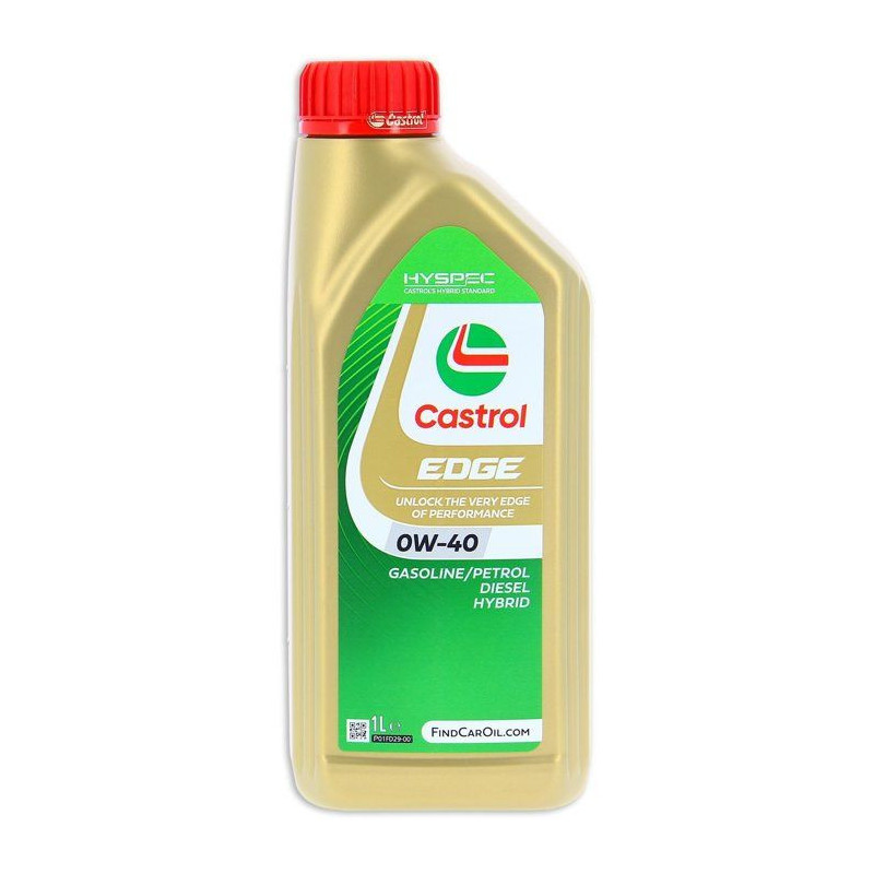 Engine oil - CASTROL - EDGE 0W-40 - 1L