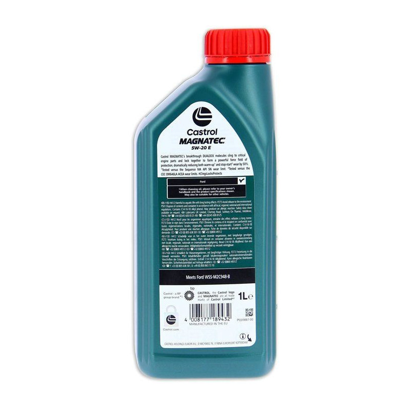 Engine oil - CASTROL - Magnatec 5W-20 E - 1L