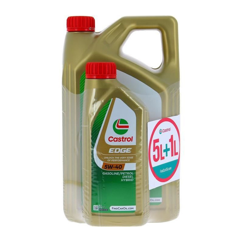Engine Oil - CASTROL EDGE - 5W-40 - 5L+1L - 057326