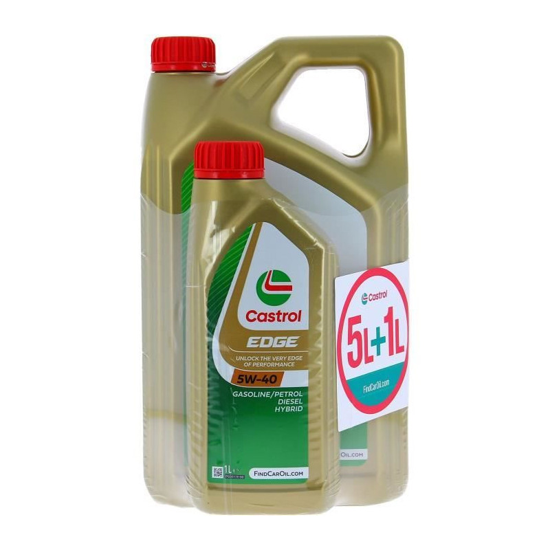 Engine Oil - CASTROL EDGE - 5W-40 - 5L+1L - 057326