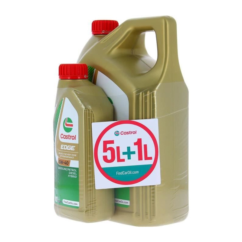 Engine Oil - CASTROL EDGE - 5W-40 - 5L+1L - 057326