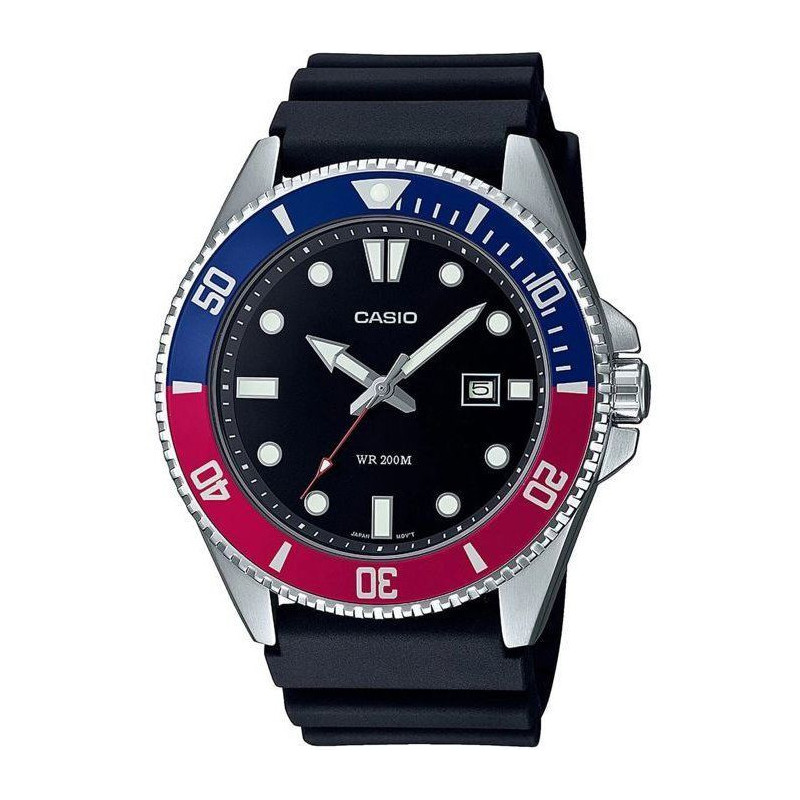 Watch - CASIO - Men's Collection - Black - Steel - Waterproof 20 bars