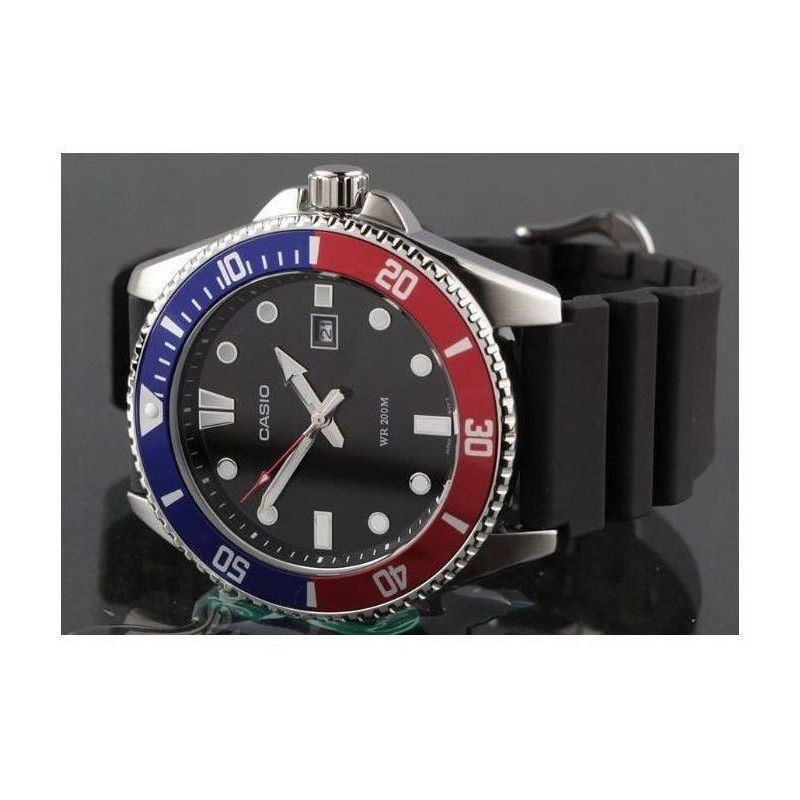 Watch - CASIO - Men's Collection - Black - Steel - Waterproof 20 bars
