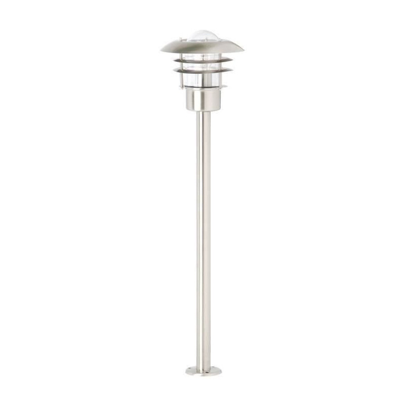 TERRENCE H90cm outdoor bollard - BRILLIANT - Steel - 1 E27 bulb requir