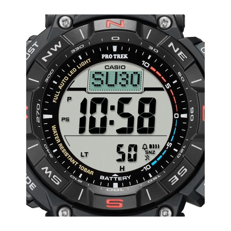 Watch - CASIO - PRG-340-1ER - 54.7mm - Black