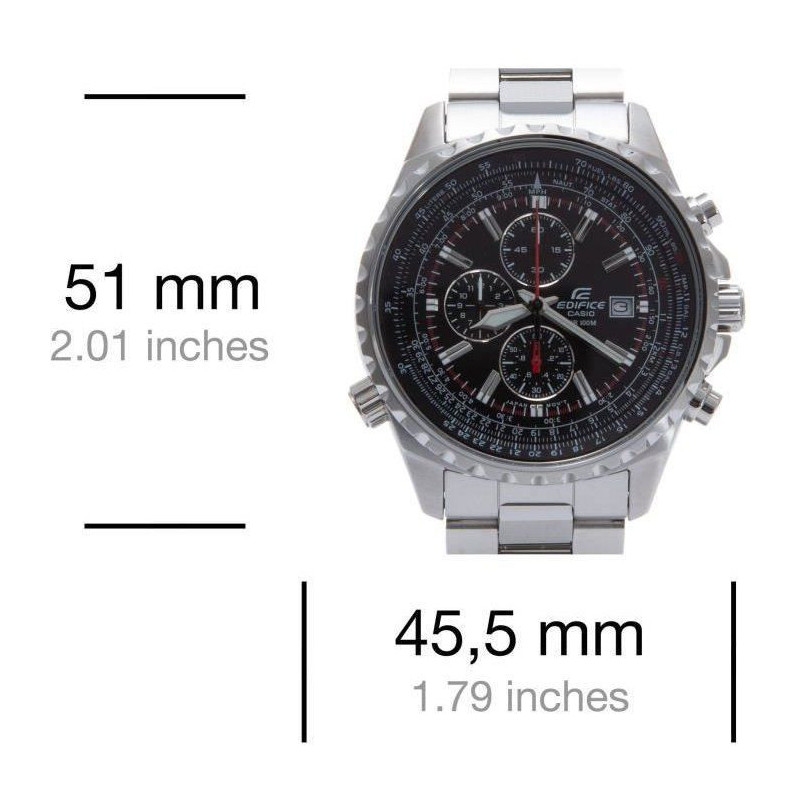 CASIO - Stainless steel watch - EDIFICE - Gray