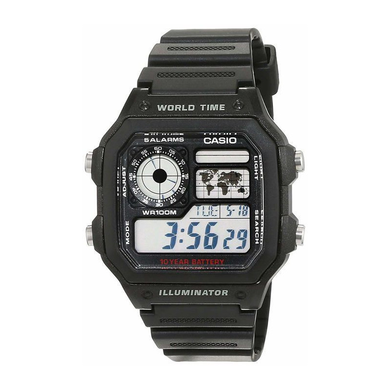 Watch - CASIO - AE-1200WH-1AVEF - Chronograph - Alarm - Water resistan