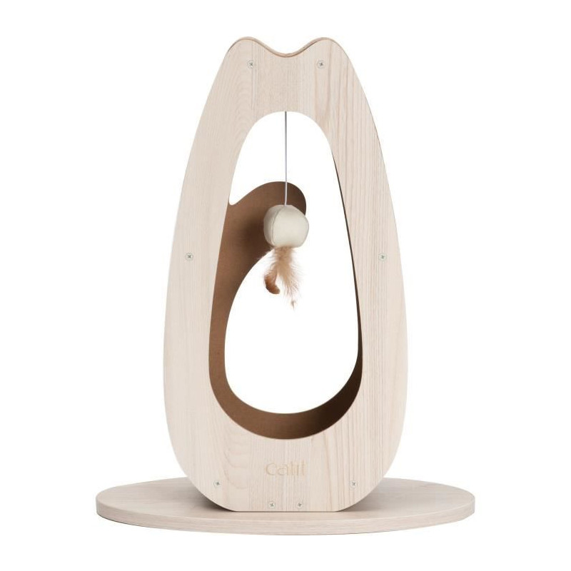 Cat scratching post - CATIT - Pixi Large - With fabric ball and feathe