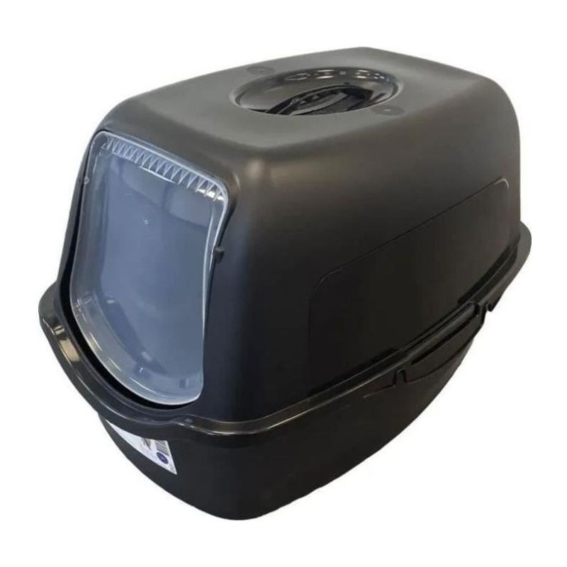 Pet design samba toilet house - 56 x 40 x 39 cm - black and white - fo